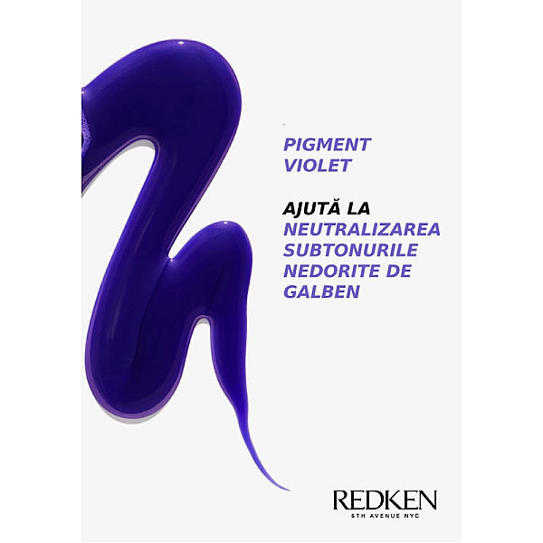 Masca cu pigment violet pentru par blond color extend blondage