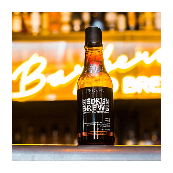 Sampon, balsam si gel de dus brews 3 in 1