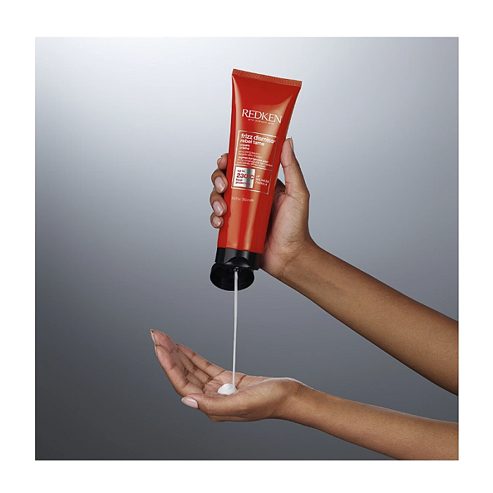 Crema fara clatire cu protectie termica pana la 230 c frizz dismiss rebel tame