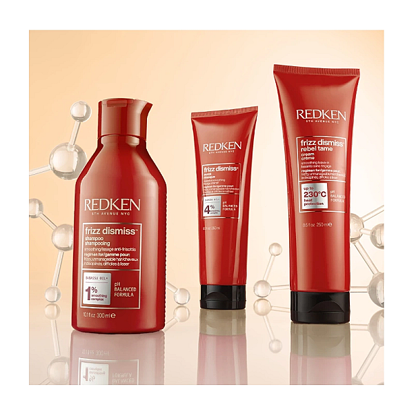 Crema fara clatire cu protectie termica pana la 230 c frizz dismiss rebel tame