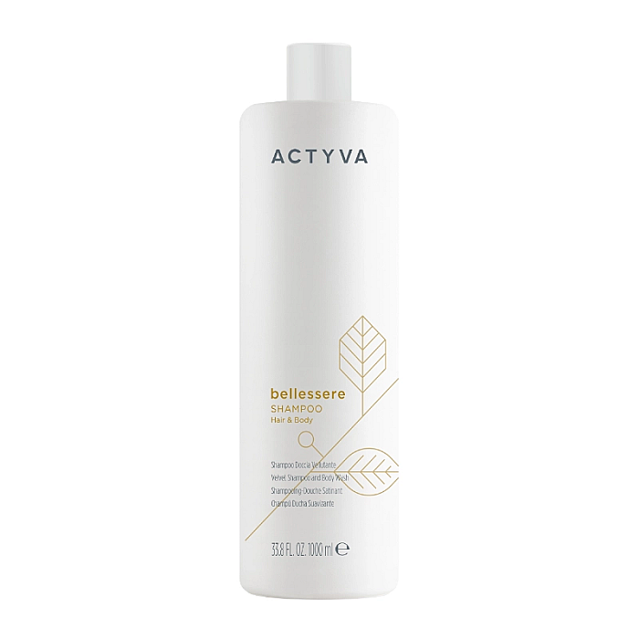 Sampon hranitor pentru par si corp new actyva bellessere shampoo velian