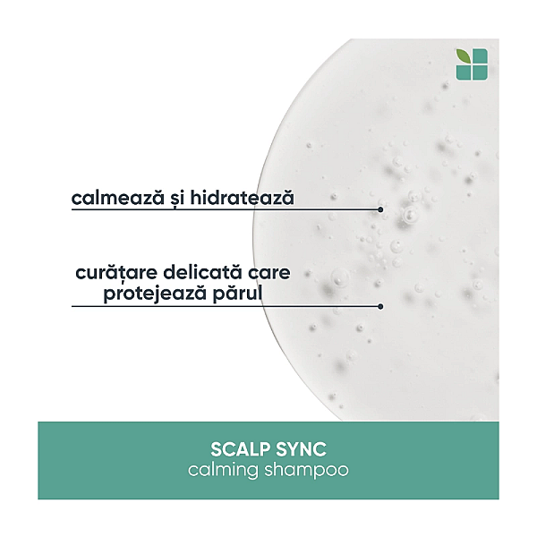 Sampon calmant scalp sync pentru scalp iritat si uscat