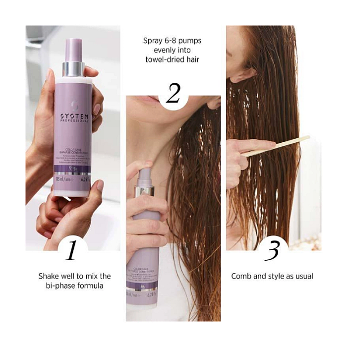 Tratament spray pentru protectia culorii bi-phase conditioner color save