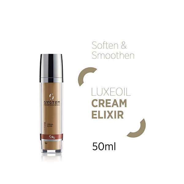 Crema elixir pentru netezirea parului luxe oil 