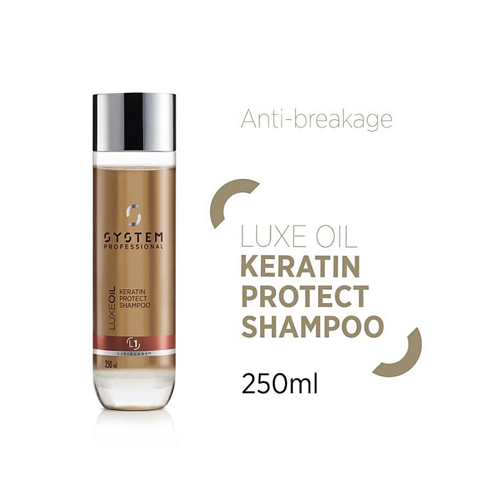 Sampon reconstructiv cu keratina luxe oil 
