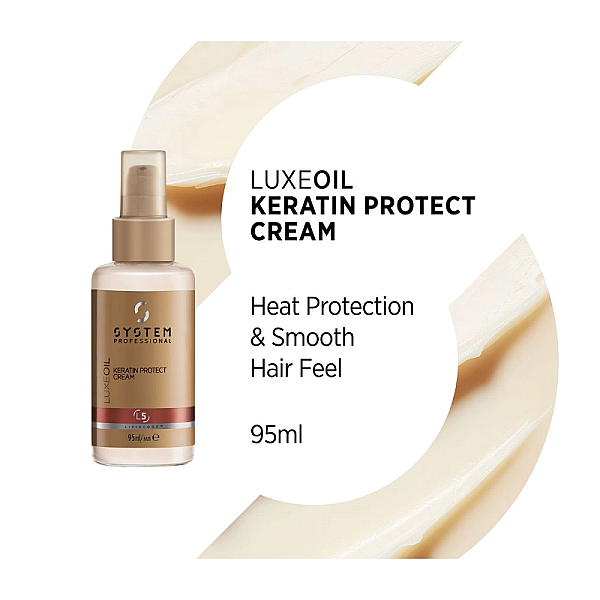 Crema protectoare leave-in cu keratina luxe oil