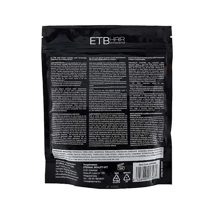 Pudra decoloranta gri bright blonde 9 tonuri