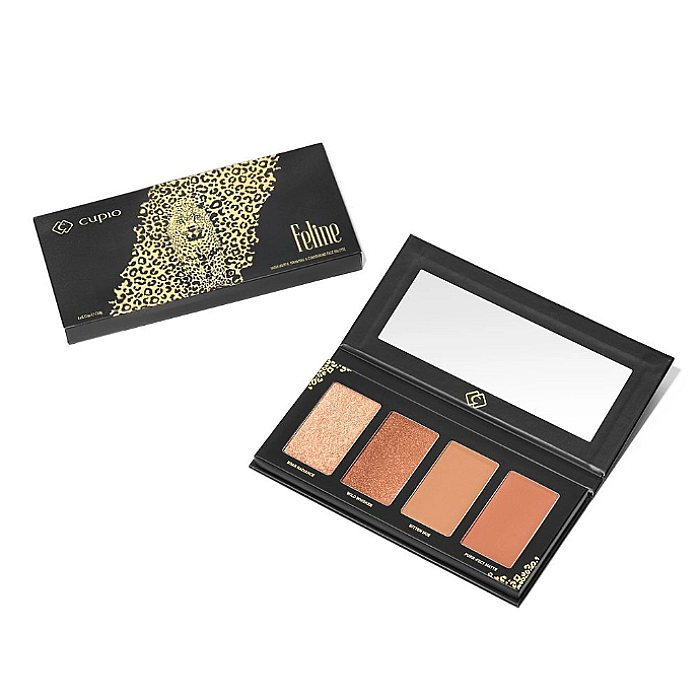 Paleta iluminator, bronzer si contur feline
