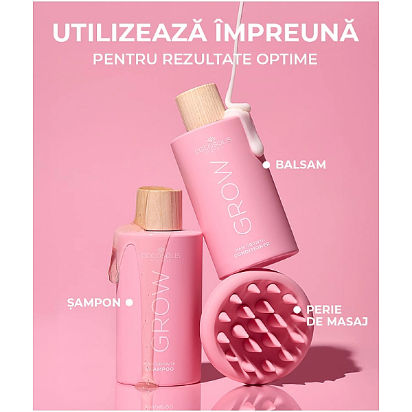 Perie de masaj pentru scalp grow