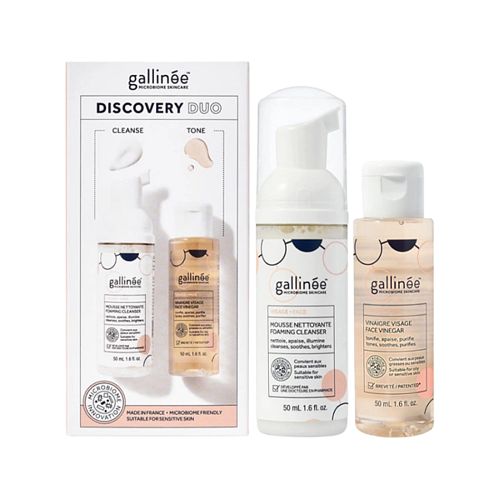 Set pentru curatarea tenului discovery duo - spuma curatare fata 50 ml, lotiune tonica 50 ml