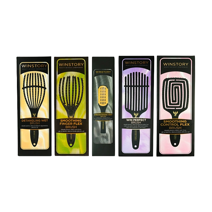 Perie pentru uscare rapida si netezire smoothing finger flex brush