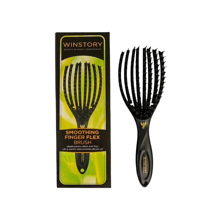 Perie pentru uscare rapida si netezire smoothing finger flex brush
