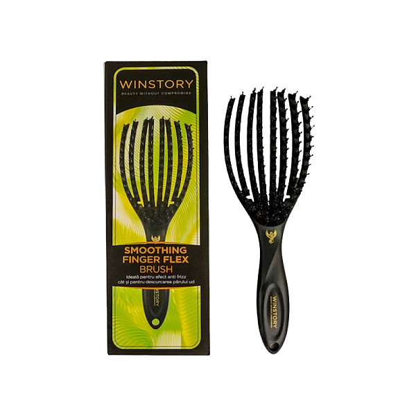 Perie pentru uscare rapida si netezire smoothing finger flex brush