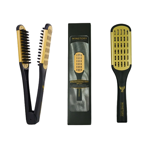 Perie pentru indreptarea si uscarea parului poros straightening vent brush