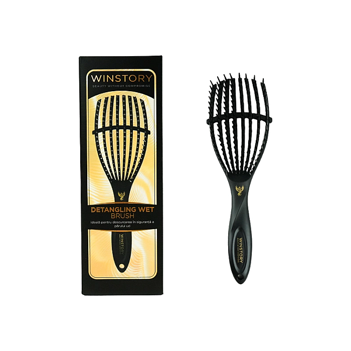 Perie pentru descurcarea parului ud fara rupere detangling wet brush