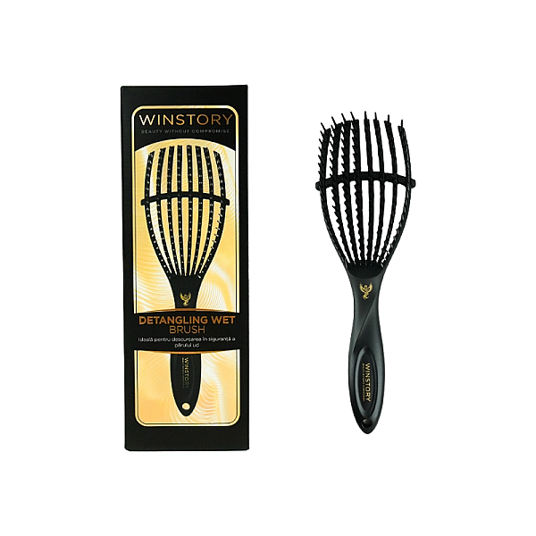 Perie pentru descurcarea parului ud fara rupere detangling wet brush