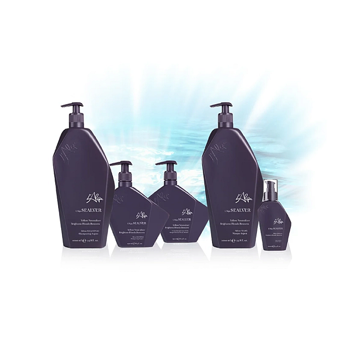 Masca anti-galben pentru par blond cu reflexe reci sealver 