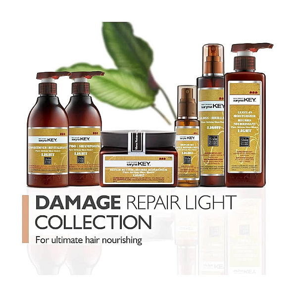 Sampon pentru par fin si degradat cu unt de shea damage repair light