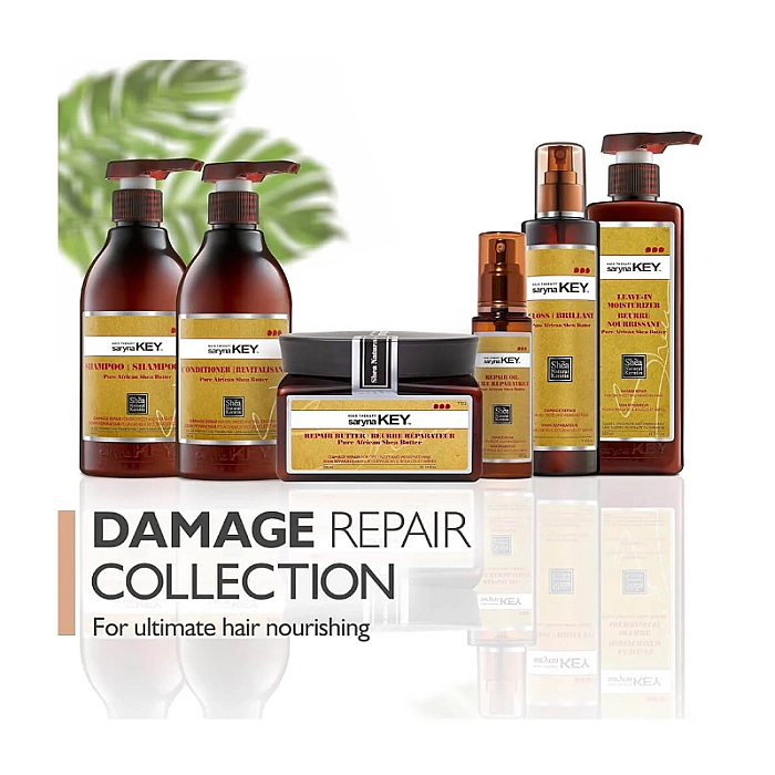 Spray de stralucire pentru par uscat cu unt de shea damage repair