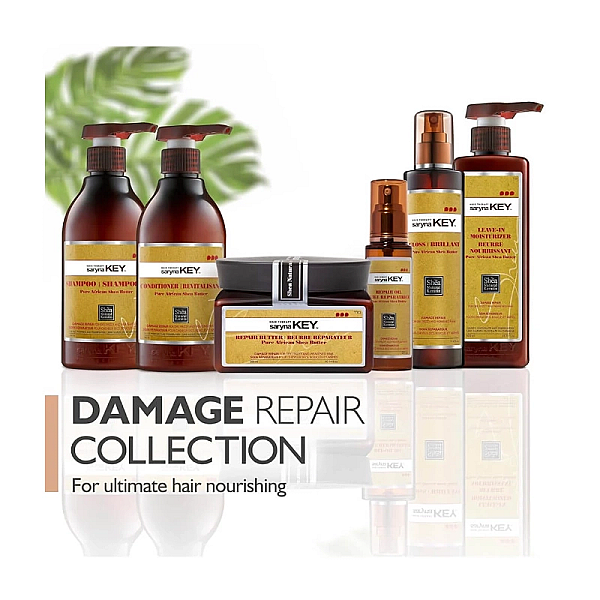 Masca leave-in cu unt de shea pentru par mediu-gros deteriorat damage repair