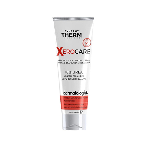 Crema hidratanta si usor keratolitica cu 10% uree, ceramide vegetale si squalan din masline xerocare