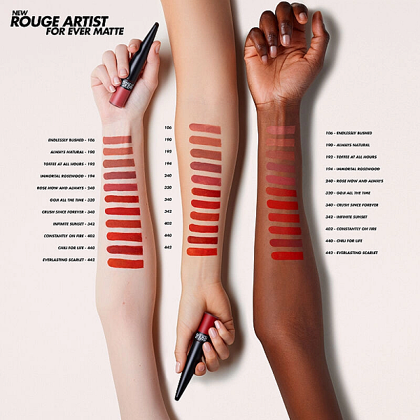Ruj artist for ever matte 24h longwear
