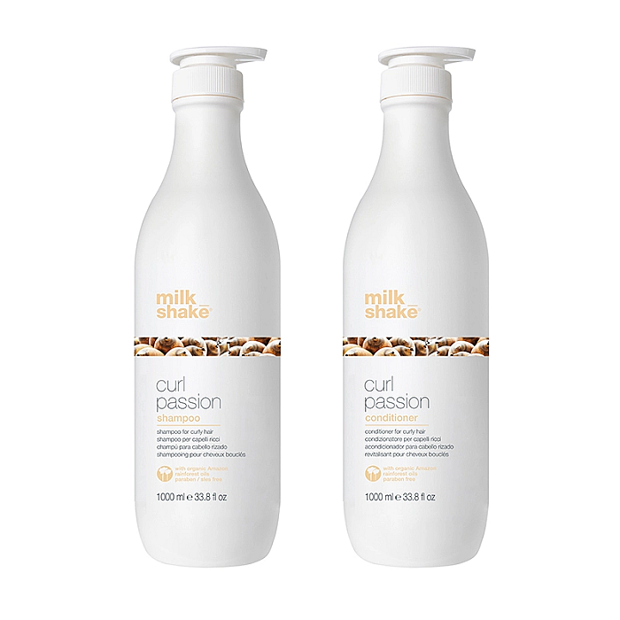 Pachet pentru par cret sau ondulat curl passion - sampon 1000ml, balsam 1000 ml