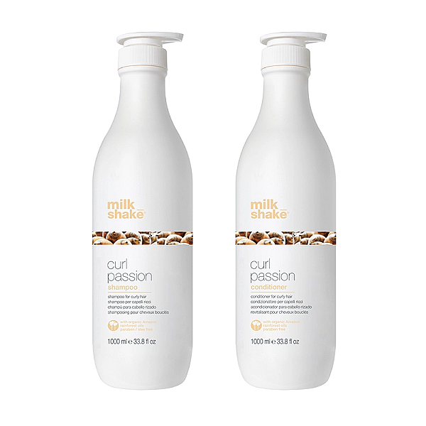 Pachet pentru par cret sau ondulat curl passion - sampon 1000ml, balsam 1000 ml