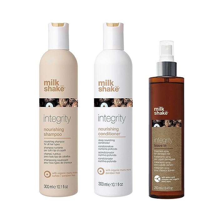 Pachet hidratare si reparare - sampon 300ml, balsam 300 ml, leave in 250ml