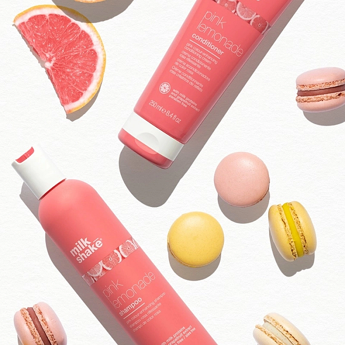 Pachet pentru crearea tonurilor de roz pink lemonade - sampon 300ml, balsam 250ml