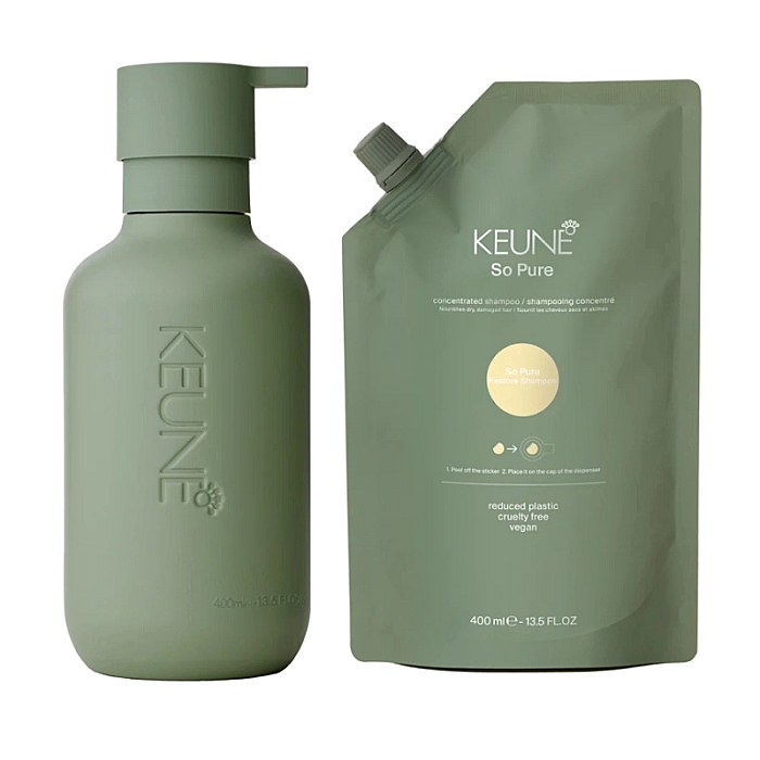 Kit so pure restore- dispenser, sampon reparator pentru par uscat si deteriorat refill 400 ml