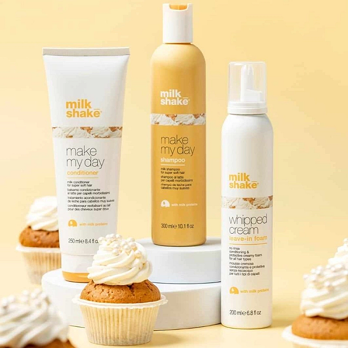 Pachet pentru toate tipurile de par make my day - sampon 300ml, balsam 250ml, spuma 200ml