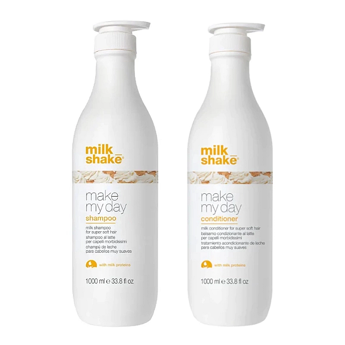 Pachet pentru toate tipurile de par make my day  - sampon 1000ml, balsam 1000ml 