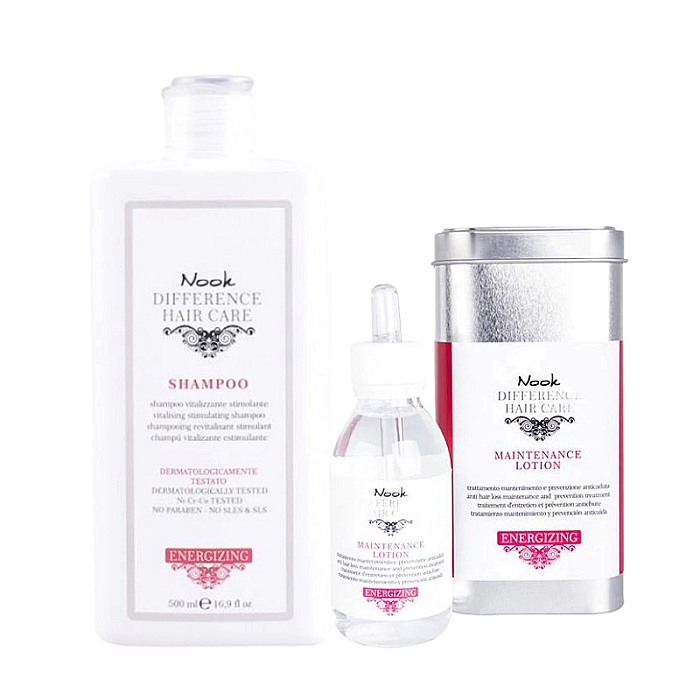 Pachet impotriva caderii parului difference energizing - sampon 500ml, lotiune 125ml