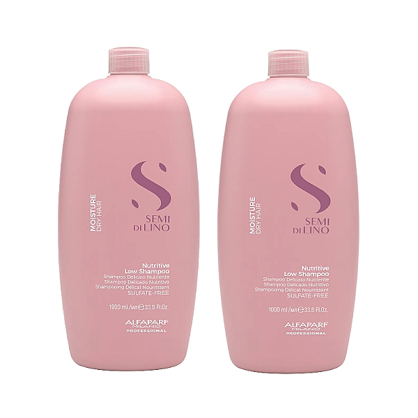 Pachet 2 x sampon semi di lino de hidratare moisture nutritive shampoo 1000ml