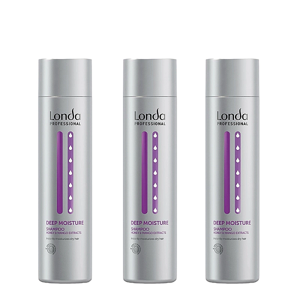 Pachet 3 x sampon intens hidratant deep moisture 250 ml