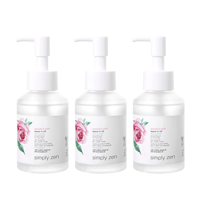 Pachet 3 x ulei pentru par indisciplinat smooth & care 100ml