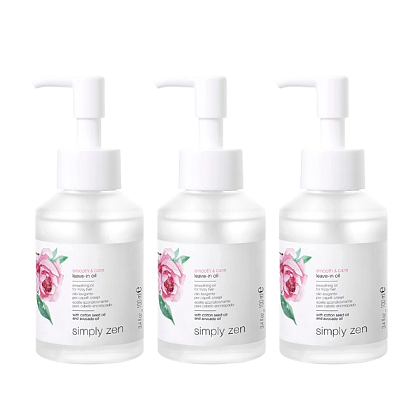 Pachet 3 x ulei pentru par indisciplinat smooth & care 100ml