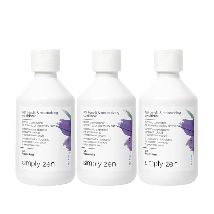 Pachet 3 x balsam pentru par vopsit age benefit & moisturizing 250 ml