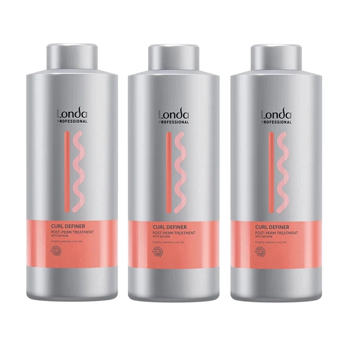 Pachet 3 x tratament pentru definirea buclelor dupa permanent post-perm curl 1000ml