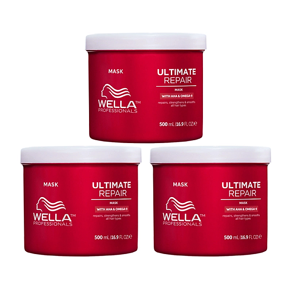 Pachet 3 x masca pentru par deterioarat ultimate repair 500ml