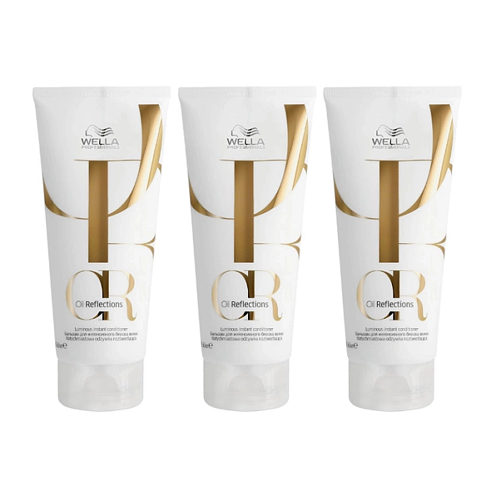 Pachet 3 x balsam hidratant pentru par uscat oil reflections 200ml