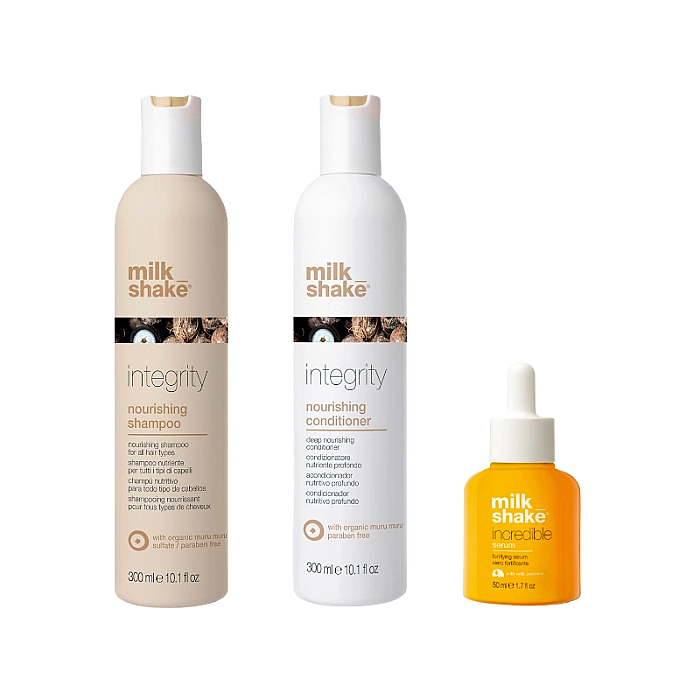 Pachet reparare si hidratare integrity - sampon 300ml, balsam 300ml, incredible serum 50ml