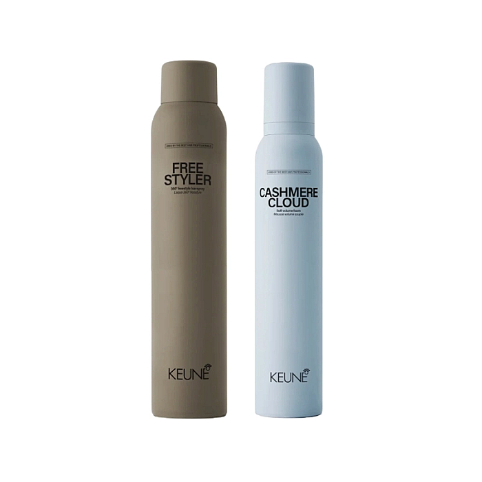 Pachet styling - spuma style cashmere cloud 200ml, fixativ freestyler 300ml