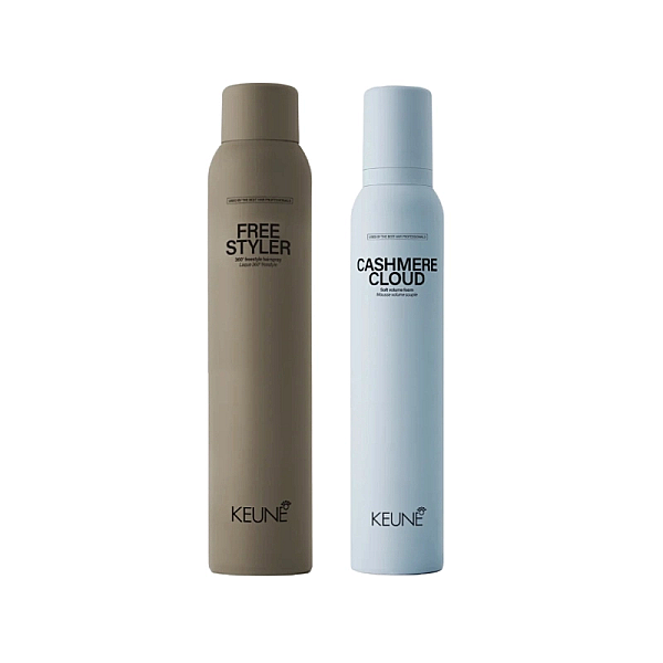 Pachet styling - spuma style cashmere cloud 200ml, fixativ freestyler 300ml