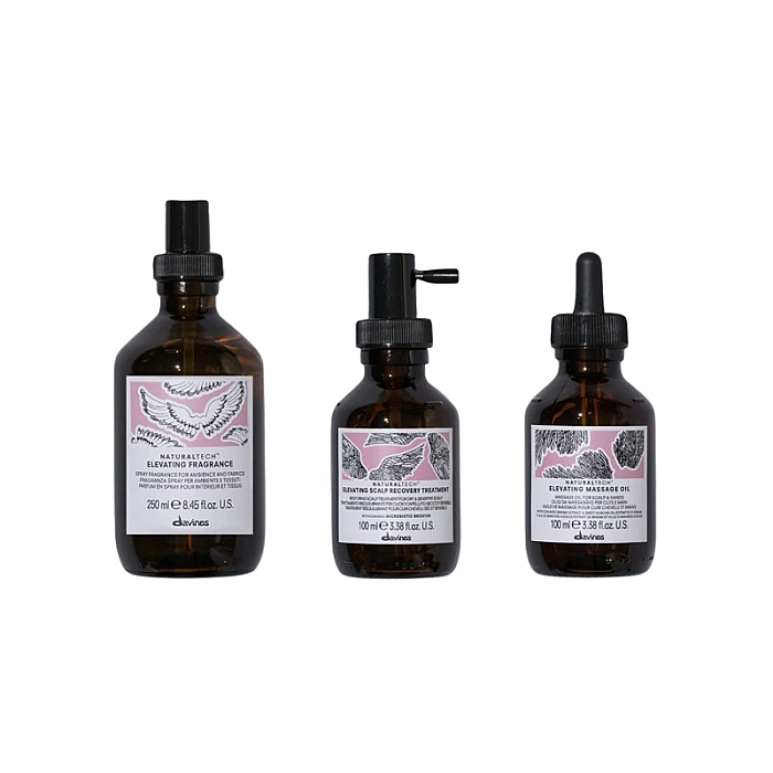 Set pentru salon naturaltech elevating - parfum 250ml, tratament 100ml, ulei de masaj 100ml
