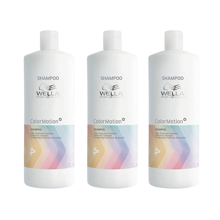 Pachet 3 x sampon pentru protectia culorii color motion+ color protection shampoo 1000ml 