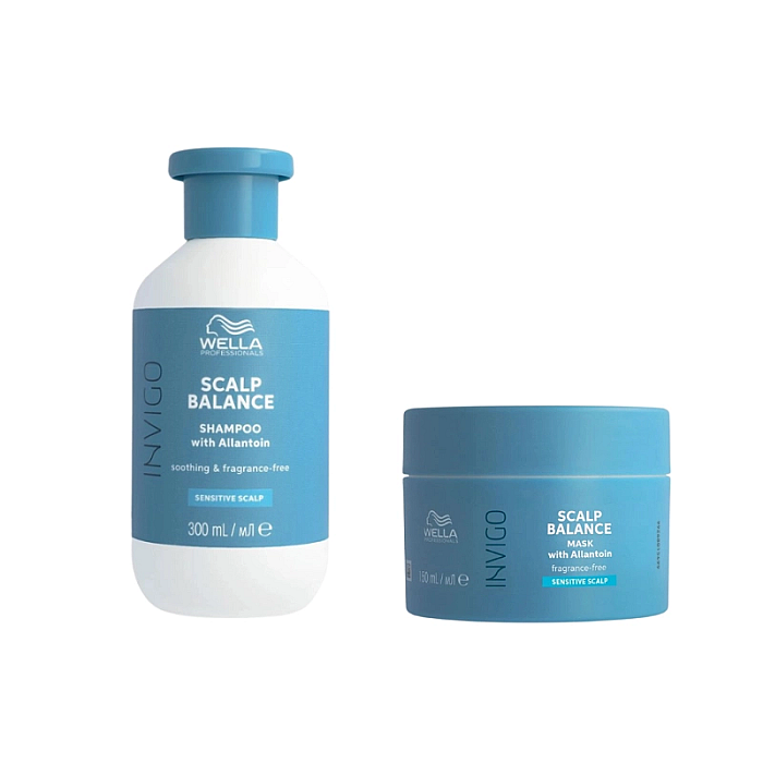 Pachet pentru scalpul sensibil invigo senso calm - sampon 300ml, masca 150ml