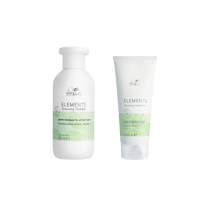 Pachet de regenerare a parului elements renewing - sampon 250ml, balsam 200ml