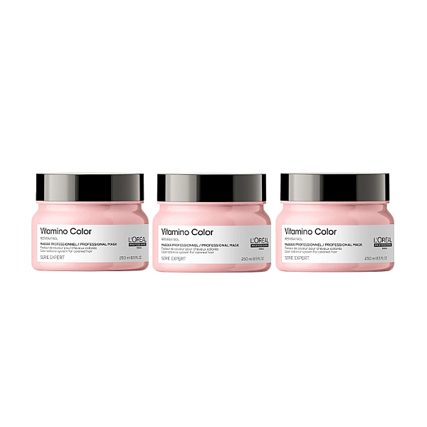 Pachet 3 x masca pentru mentinerea culorii parului vopsit vitamino color 250ml